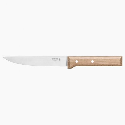 OPINEL Couteau &agrave; d&eacute;couper n&deg;120 Prall&egrave;le inox et bois de h&ecirc;tre 16 cm