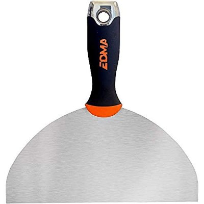 EDMA COUTEAU A ENDUIRE LAME GALBEE - 220 mm -  