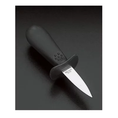 METALTEX Couteau &Agrave; Hu&icirc;tres En Inox Avec Manche En Plastique Noir