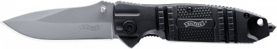 WALTHER Couteau d'ext&eacute;rieur avec &eacute;tui, avec lani&egrave;re, avec clip 5.0717 noir 1 pc(s)