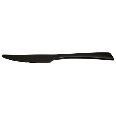 JEAN DUBOST Couteau De Table Monobloc Delta Black Inox (Lot De 6)