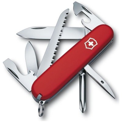 VICTORINOX Couteau Suisse de Poche -  Hiker - 1.4613 - Rouge - 11 Outils