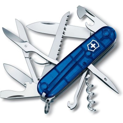 VICTORINOX Couteau Suisse  Huntsman Bleu Translucide