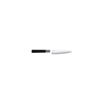 KAI Couteau universel Wasabi Black 15cm -  - Noir - Acier