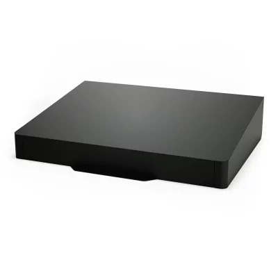 LE MARQUIER Couvercle 60 Signature Allure Duo acier &eacute;poxy 61x47x16cm (LxlxH) noir