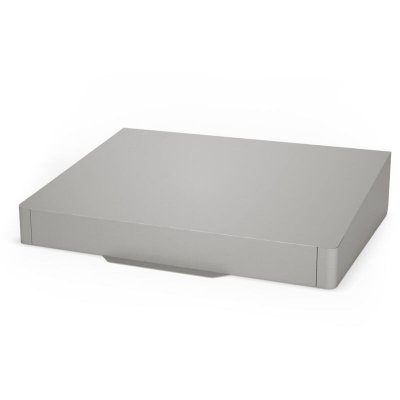 LE MARQUIER Couvercle 60 Signature Allure Duo inox satin&eacute; 61x49x16cm (LxlxH) gris