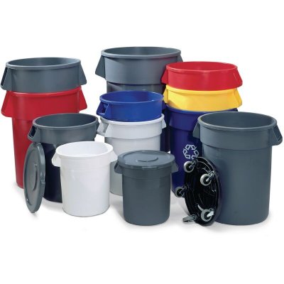 RUBBERMAID Couvercle 75,7l pour collecteur  brute gris