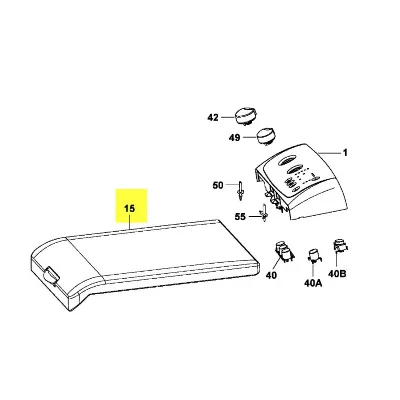 FAURE Couvercle complet pour lave linge  - 108318805