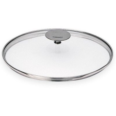 CRISTEL Couvercle en verre bombe - platine - 22 cm - 