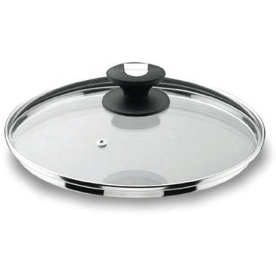 LACOR Couvercle en verre bord inox 14 cm -  - Transparent - Verre