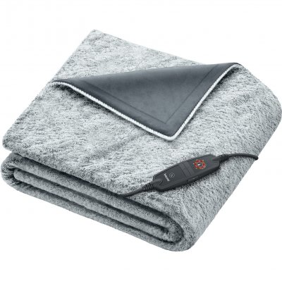 BEURER Couverture chauffante con&ccedil;ue en mat&eacute;riaux &eacute;co-responsables - Green Planet