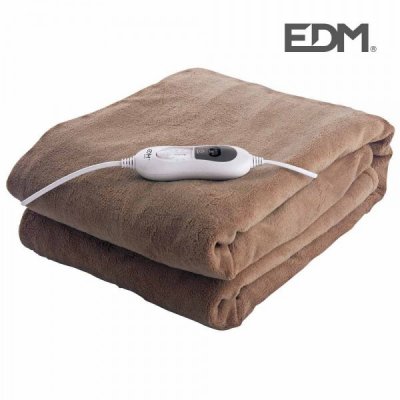 UNISEX Couverture chauffante &eacute;lectrique edm 120w 180x130cm E3-07487