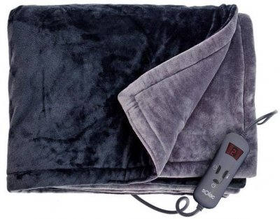 MANUTAN Couverture chauffante solac ct8607 blue marine