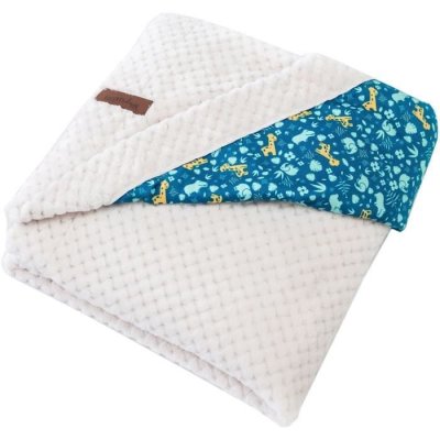 Couverture double face Zanimo - Multicolore - 75 x 100 cm