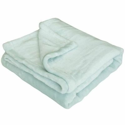DOMIVA Couverture Microdoux 75x100 cm -  - Sauge - B&eacute;b&eacute; - Polyester