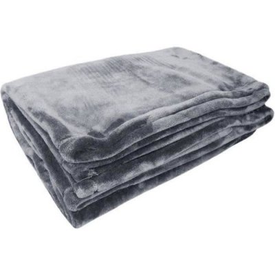 TOISON D OR Couverture Microflanelle Toison dOr -  220 x 240 cm - Coloris Gris