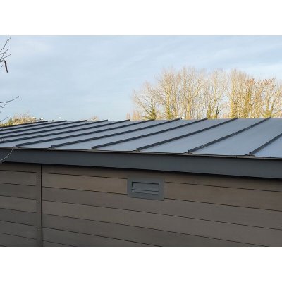 GREEN OUTSIDE Couverture plaques pour abris COLO - Acier - 18m&sup2;