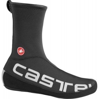 CASTELLI Couvre-chaussures  Diluvio UL - S/M Black/Silver Reflex