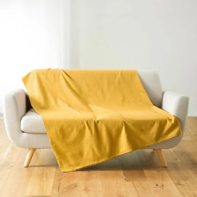 DOUCEUR D INTERIEUR Couvre-lit en polycoton lucile, 220 x 240 cm