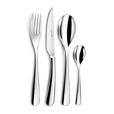 COUZON  M&eacute;nag&egrave;re 24 pi&egrave;ces ""Iris"" - inox - pour 6 convives  sans coffret