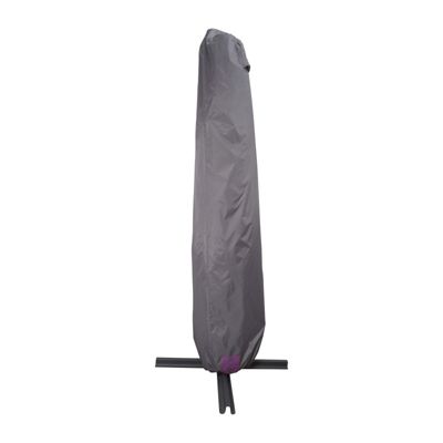 OVIALA Cov'up - Housse de parasol d&eacute;port&eacute; 230 x 45 cm gris - Gris