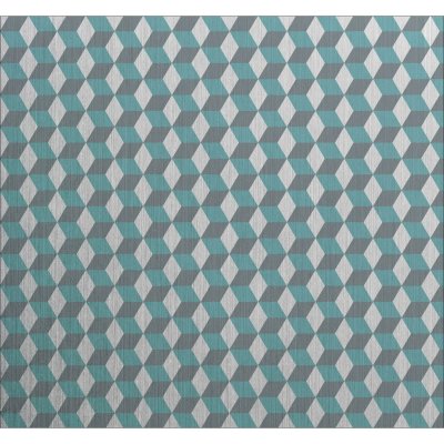 CPM  - Cr&eacute;dence adh&eacute;sive en alu Cube - L. 70 x l. 60 cm - Gris - Cube
