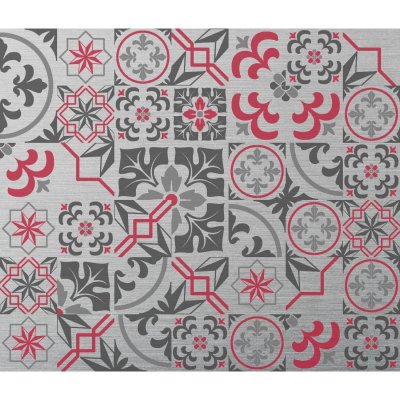 CPM  - Cr&eacute;dence adh&eacute;sive en aluminium Carreaux de ciment