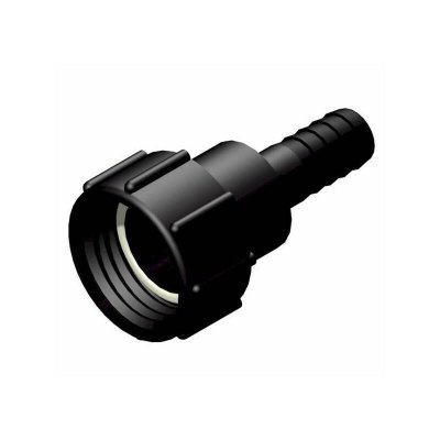 CPP  - Raccord femelle 2' S60x6 - male cannel&eacute;e droit &oslash; 25mm