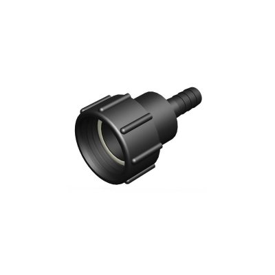 CPP  - Raccord femelle S60x6 - male cannel&eacute; droit 19mm - 19mm