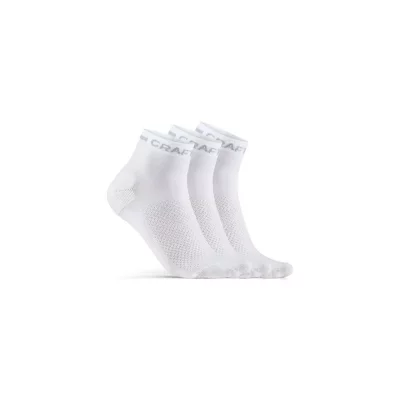 CRAFT  - Core Dry Mid Sock 3-Pack - Chaussettes White - 34 - 36