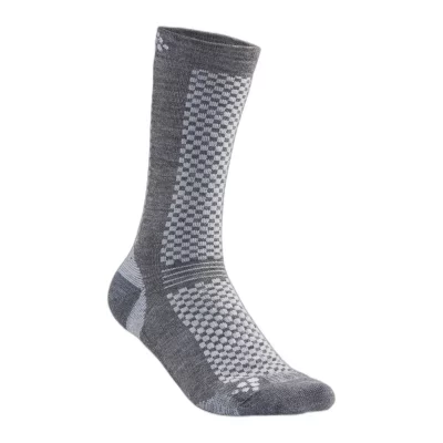 CRAFT  Warm Mid Socks 2 Pairs Gris EU 34-36 Homme