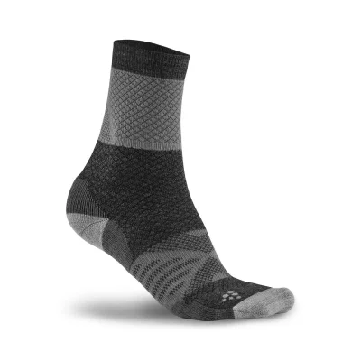 CRAFT  - XC Warm Sock - Chaussettes multifonctions taille 37-39, gris