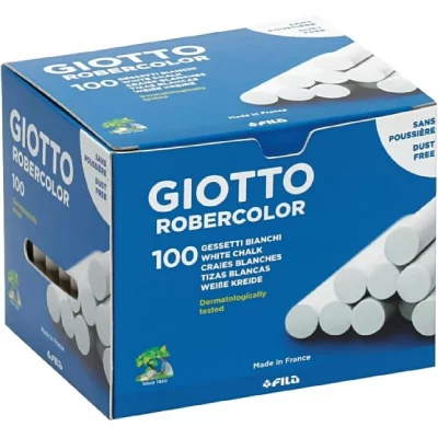 VANERUM Craies blanches - 100 pcs - Giotto - couleur variant