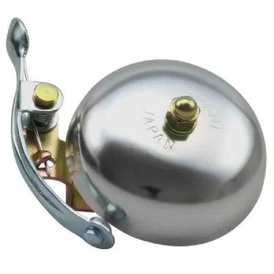 CRANE  Bell Co. Suzu Sonnette de v&eacute;lo Mixte Adulte, Argent, &Oslash; 55 mm