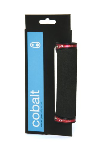 CRANKBROTHERS  grips lock on cobalt rouge mousse 130 mm