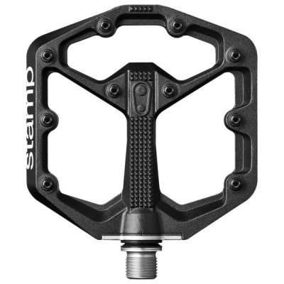CRANKBROTHERS  - Stamp 7 - P&eacute;dale plate taille Large, gris/noir
