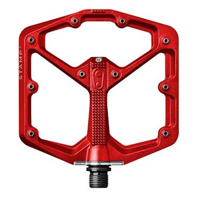 CRANKBROTHERS  Stamp P&eacute;dale de VTT Mixte Adulte, Rouge, Taille L