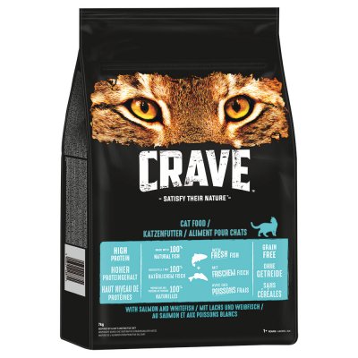 CRAVE  Adult saumon, poisson blanc - 2 x 7 kg