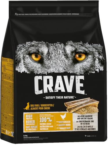 CRAVE  Poulet avec de l'Os &agrave; Moelle et des c&eacute;r&eacute;ales anciennes 2,8 kg