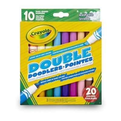CRAYOLA  - 10 feutres double pointes - GOL0071662083113