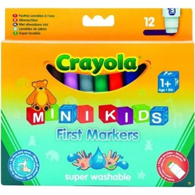 CRAYOLA  12 Washable Markers Multicolore