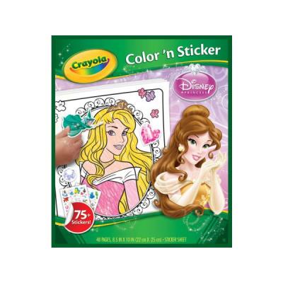 GENERIQUE Crayola - Album coloriage & autocollants Princesses - Disney