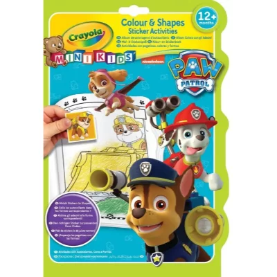 CRAYOLA  - Album de coloriage avec autocollants Pat'Patrouille 81-1373