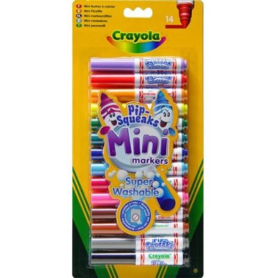CRAYOLA  Set 14 Mini Washable Markers Multicolore