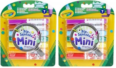 CRAYOLA  Set 7 Mini Washable Markers Multicolore