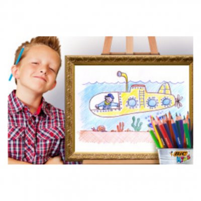 BIC Crayon de couleur evolution assorti - pot de 60