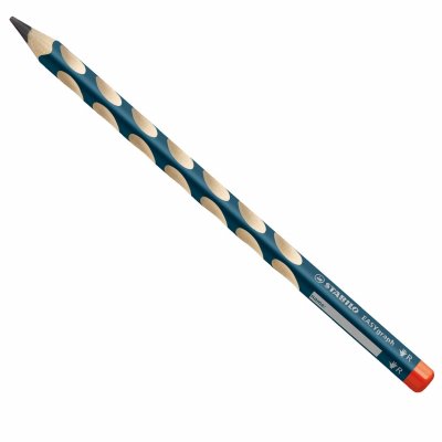 STABILO Crayon graphite  EasyGraph - mine large sp&eacute;cial droitiers