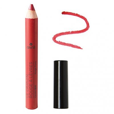 AVRIL Crayon rouge &agrave; l&egrave;vres vrai rouge certifi&eacute; BIO,  (2 g)
