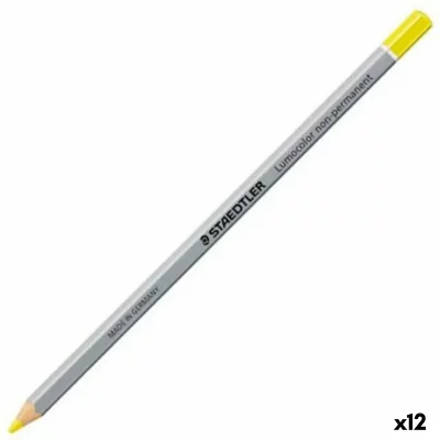 STAEDTLER Crayons  omnichrom jaune (12 unit&eacute;s)