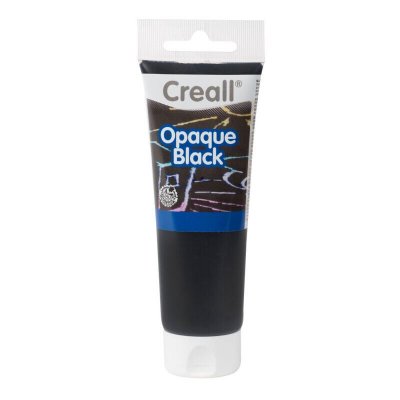 GRAINE CR Creall Peinture noire &agrave; gratter en tube - 120 ml